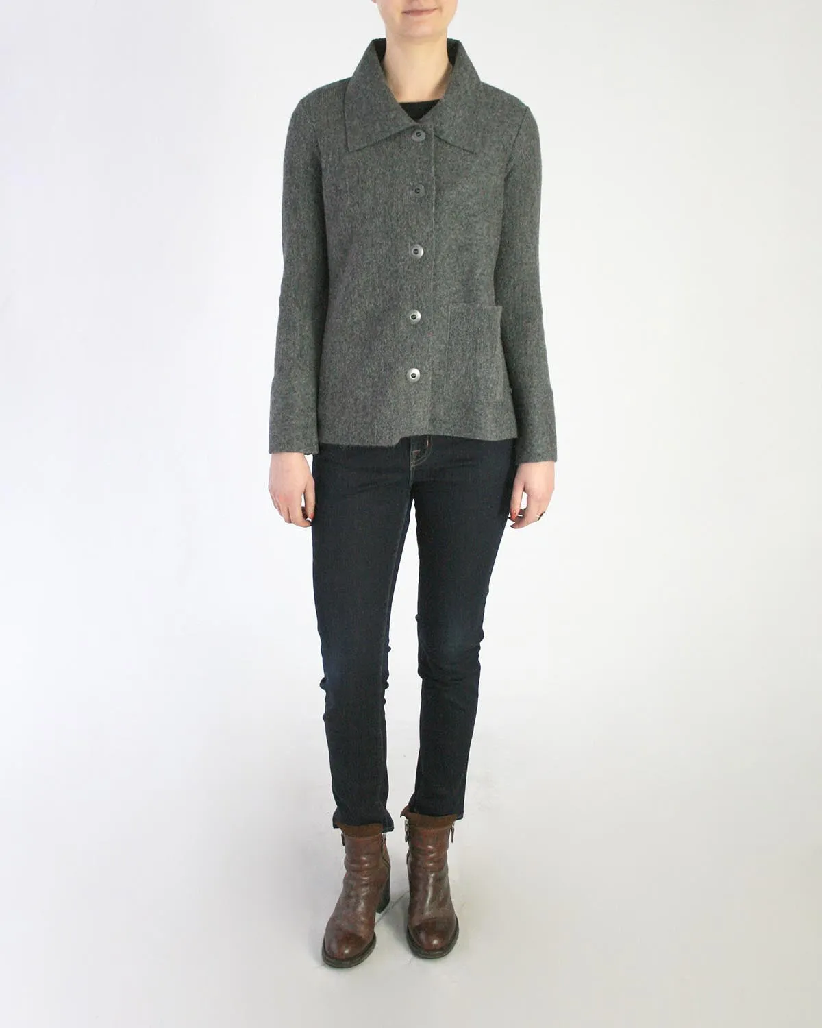 Alpaca Button Up Shirt