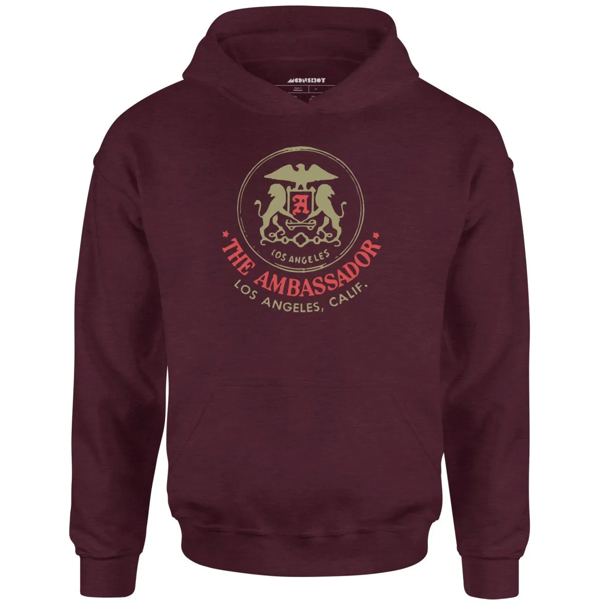 Ambassador Hotel - Los Angeles, CA - Vintage Hotel - Unisex Hoodie