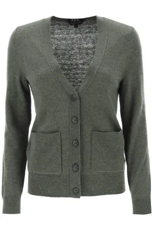 A.P.C. 'Louisa' Cardigan In Virgin Wool