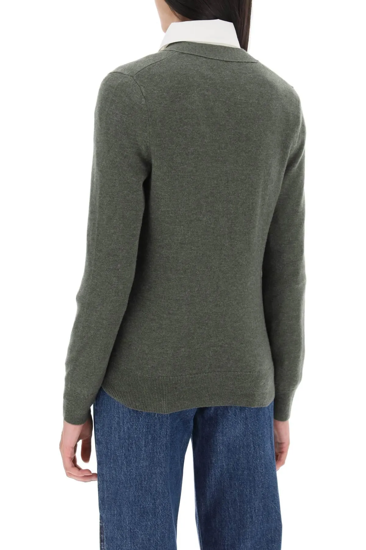 A.P.C. 'Louisa' Cardigan In Virgin Wool