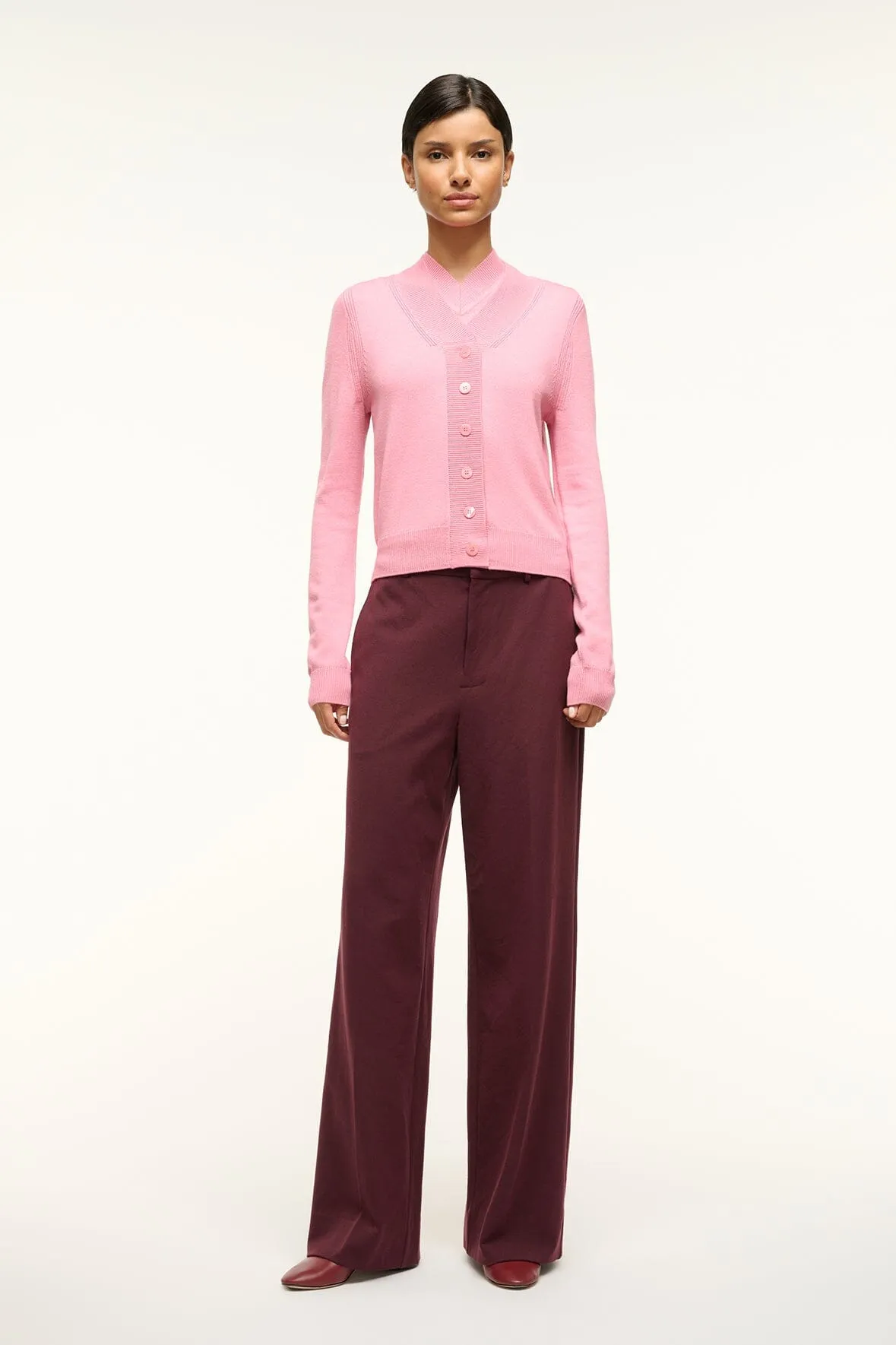BAXTER CARDIGAN | DAMASK PINK