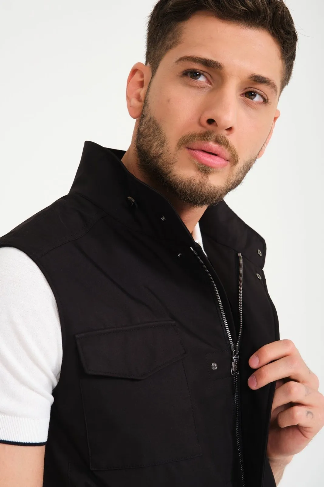 Black Waterproof Vest
