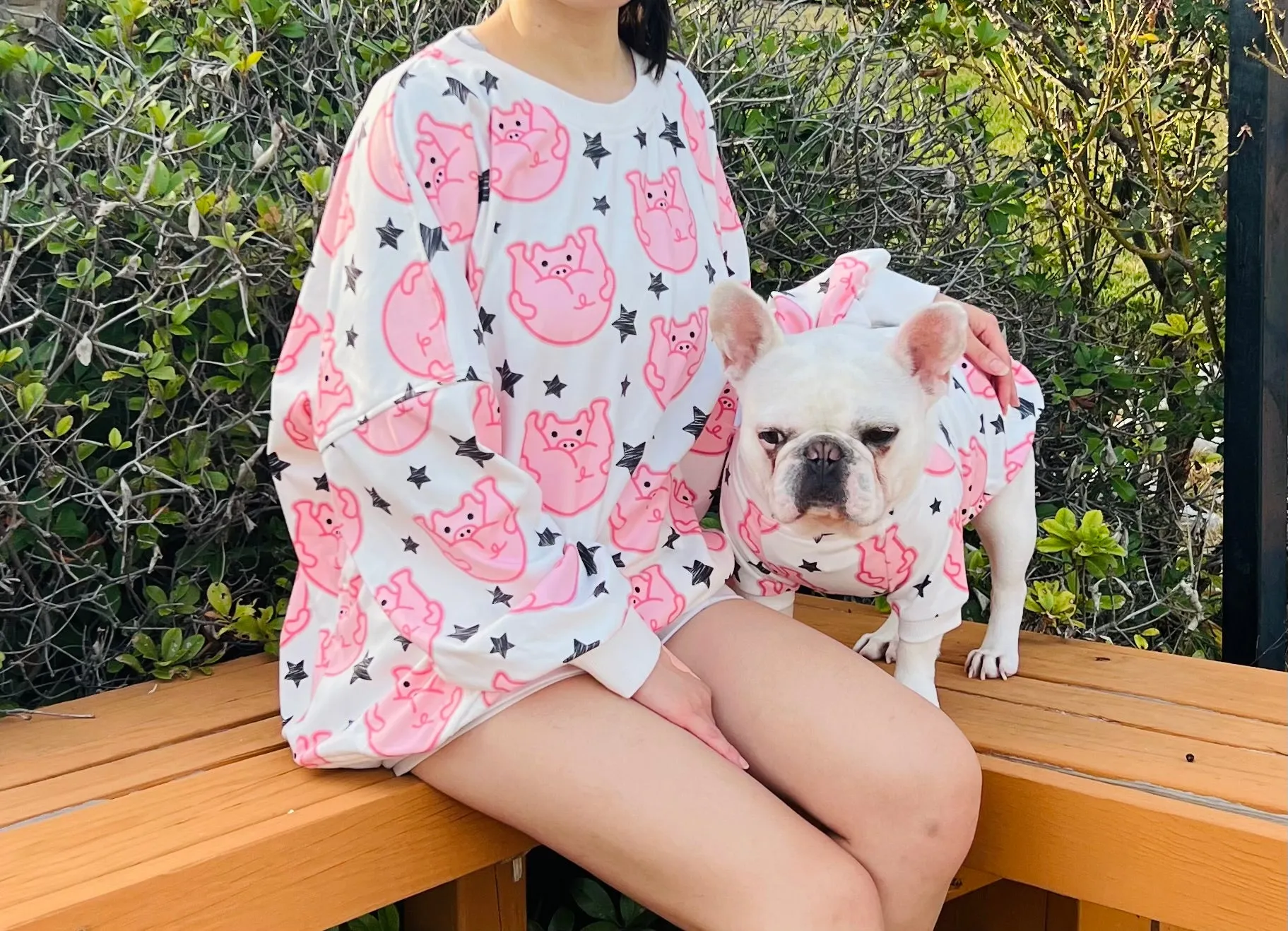 Cheeky Pig Butts Owner and Pet Family Matching Set