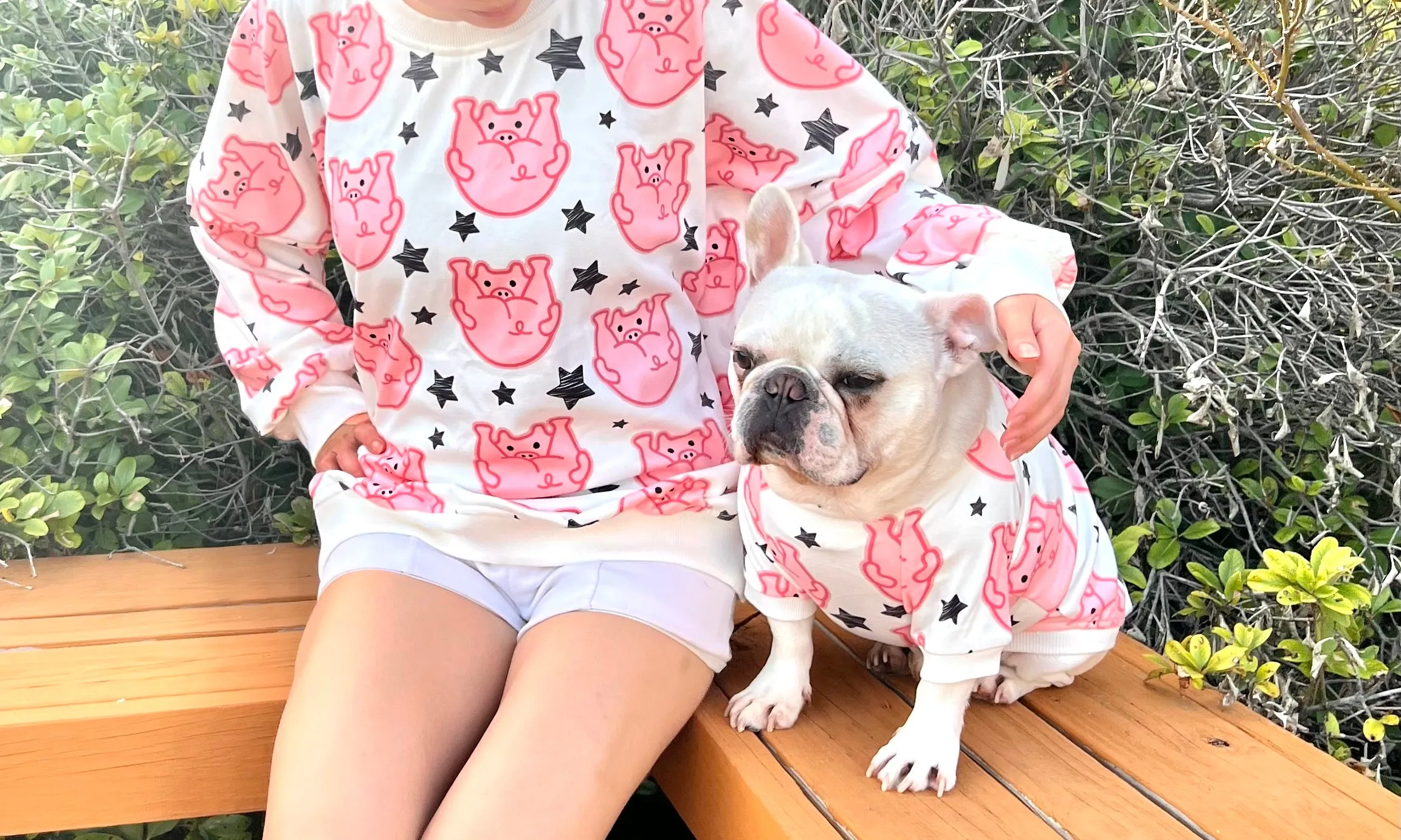 Cheeky Pig Butts Owner and Pet Family Matching Set