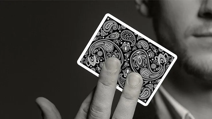 Diamon Playing Cards Paisley Edition (Black)