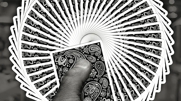 Diamon Playing Cards Paisley Edition (Black)