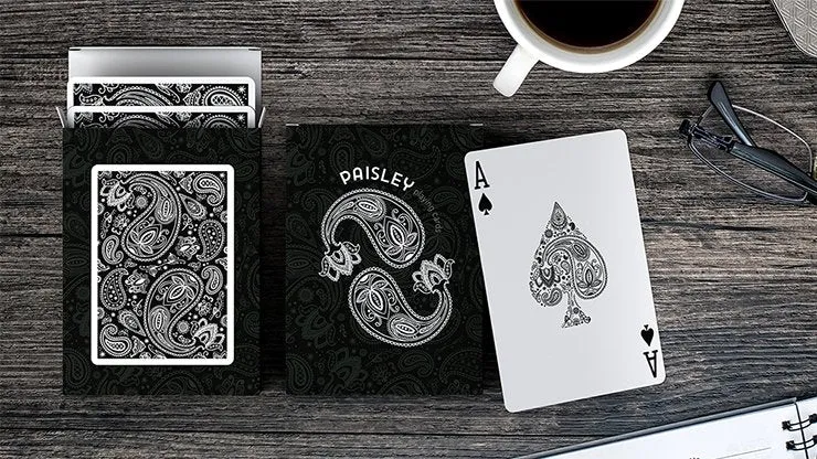 Diamon Playing Cards Paisley Edition (Black)