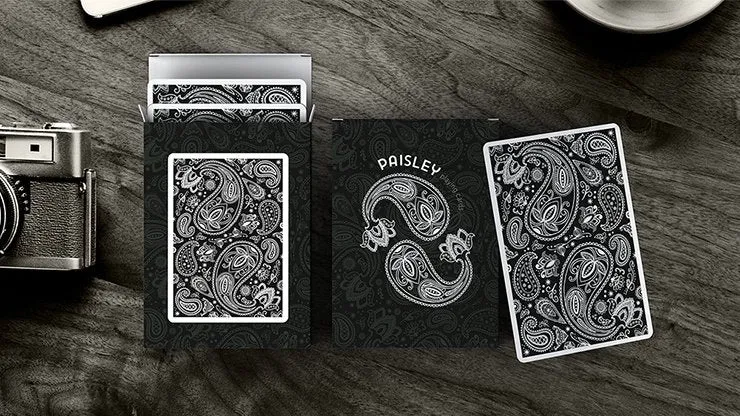 Diamon Playing Cards Paisley Edition (Black)