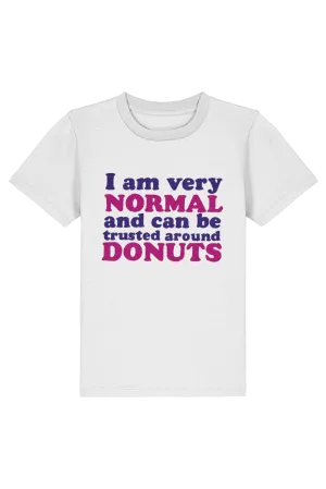 Donut Squad "I am very normal and can be trusted around donuts" kids t-shirt