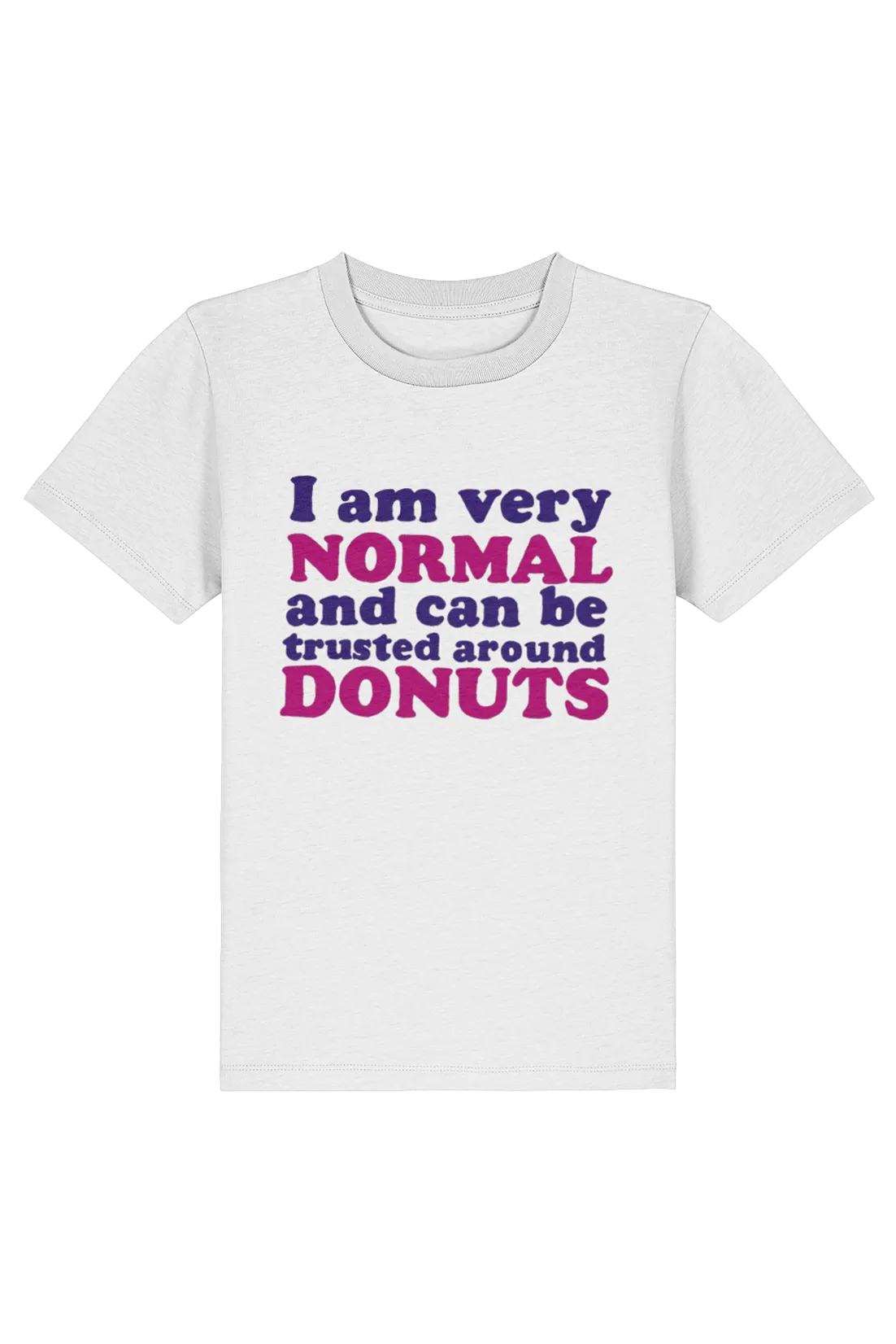 Donut Squad "I am very normal and can be trusted around donuts" kids t-shirt