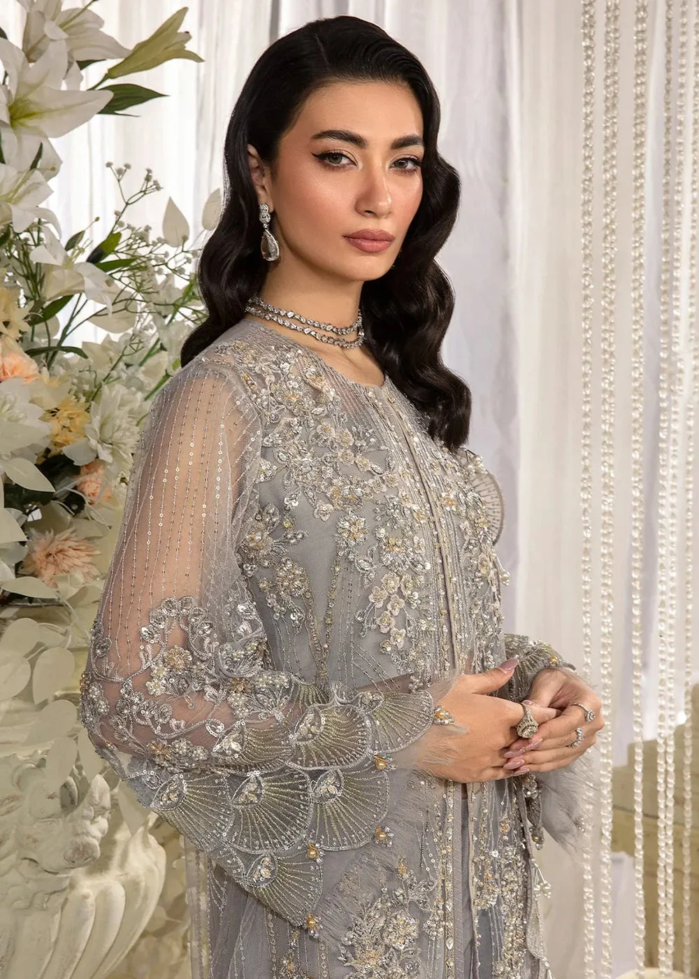 Evara Luxury Formals Collection '24 by Elaf Premium | EFE-04 DOVE