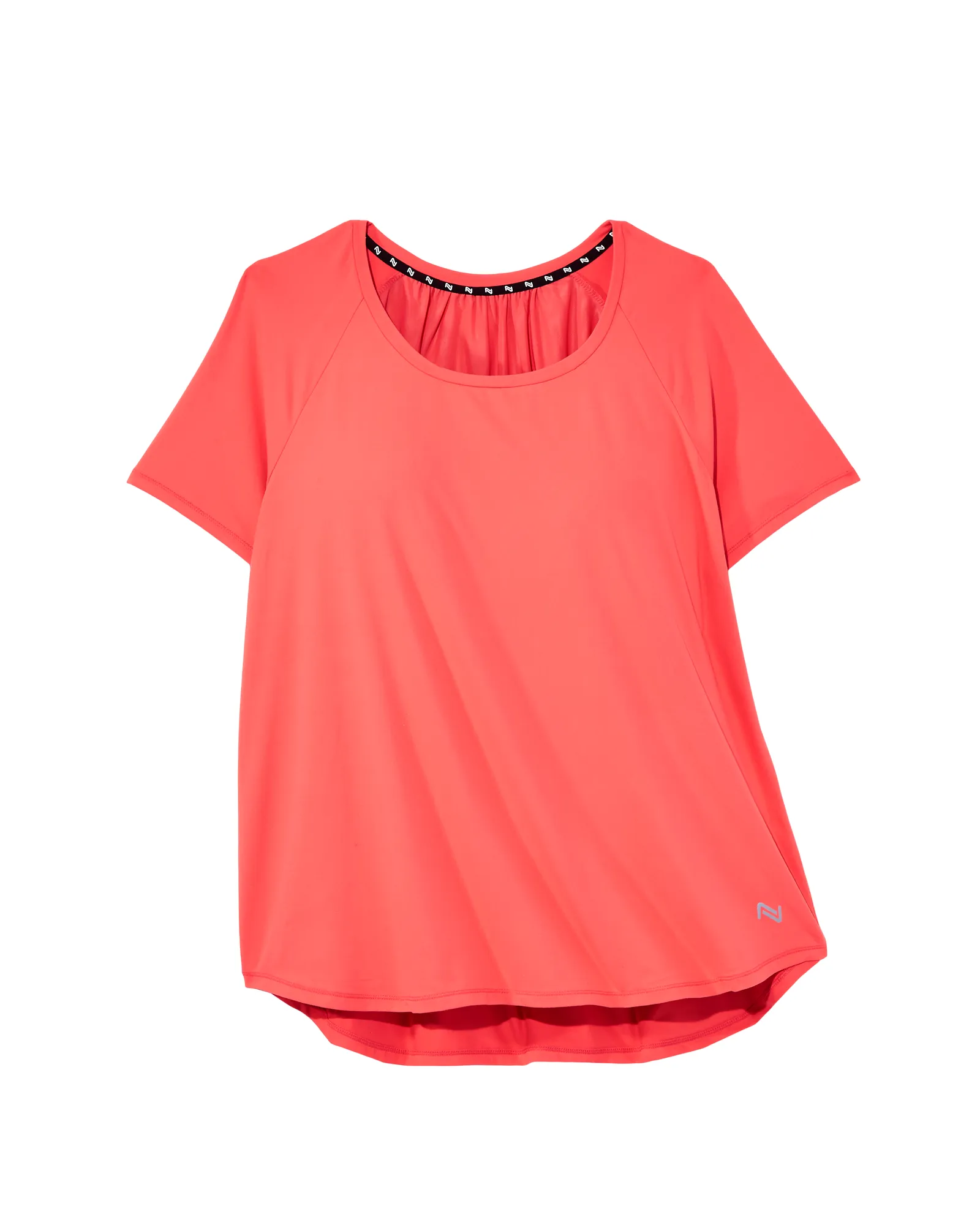 Fern Tee with Mesh Details | Coral