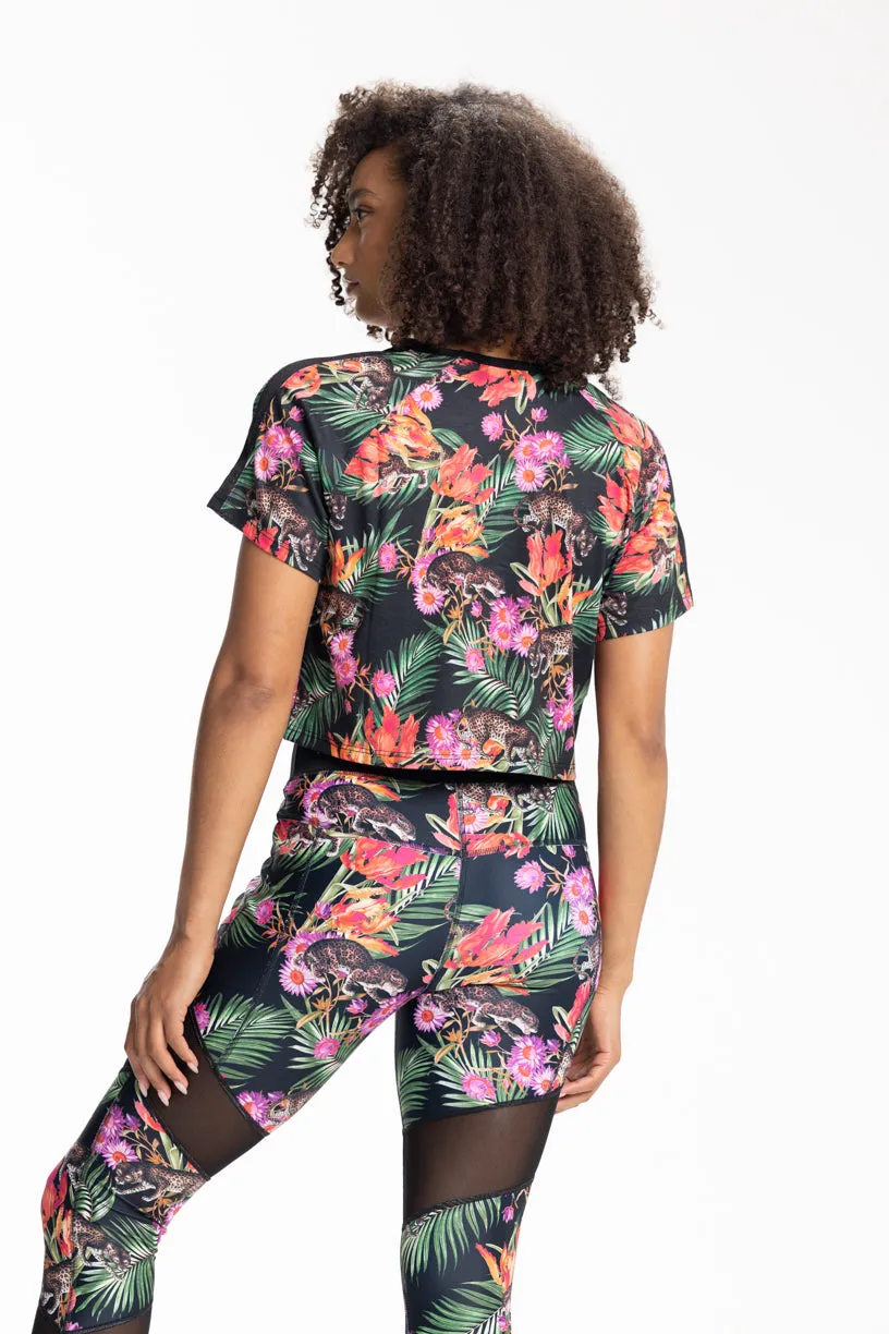 Floral Print Crop Top