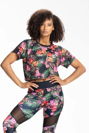 Floral Print Crop Top