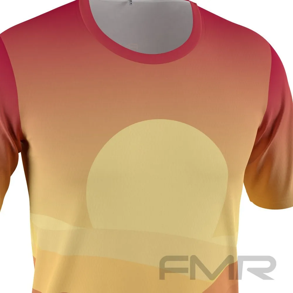 FMR Men's Dune Sunset Technical Short Sleeve Running Shirt