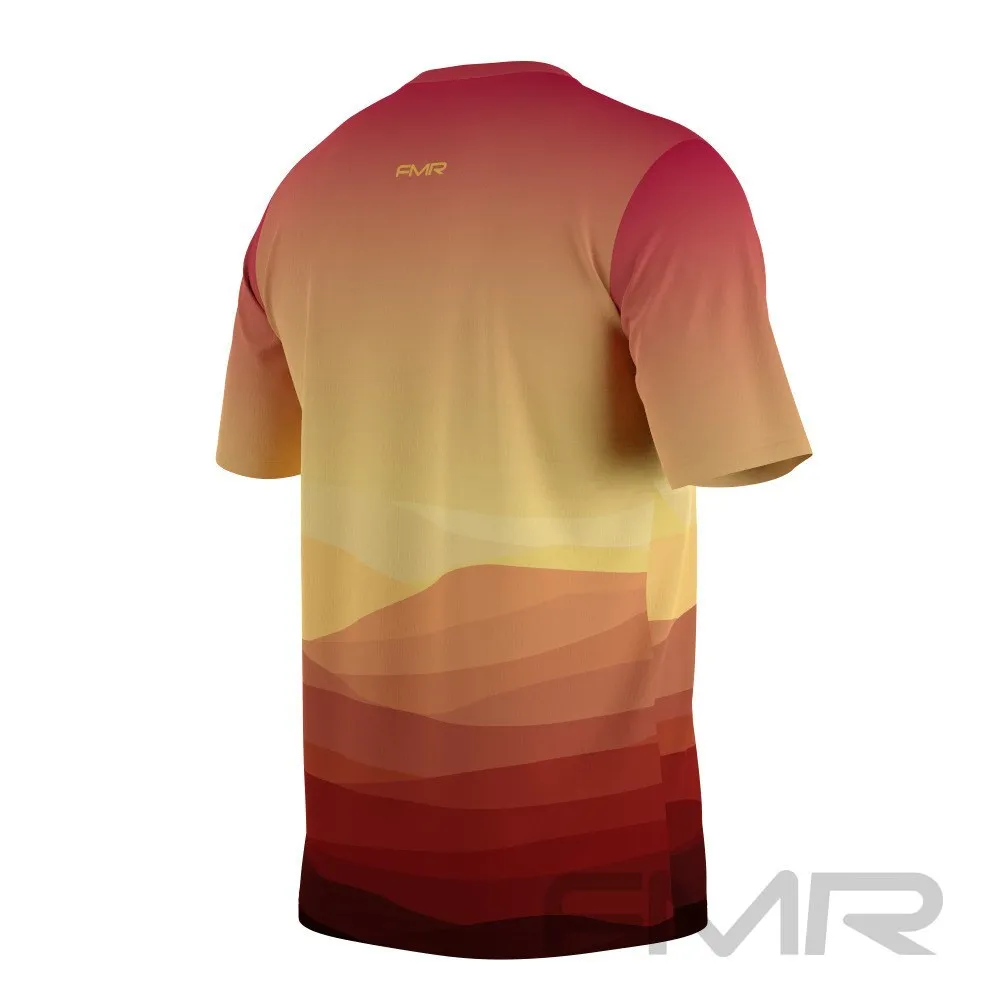 FMR Men's Dune Sunset Technical Short Sleeve Running Shirt