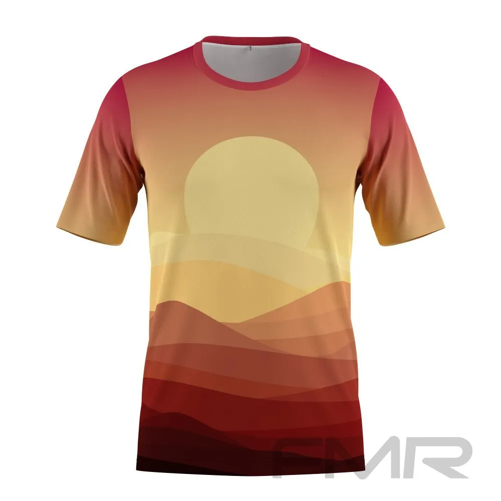 FMR Men's Dune Sunset Technical Short Sleeve Running Shirt