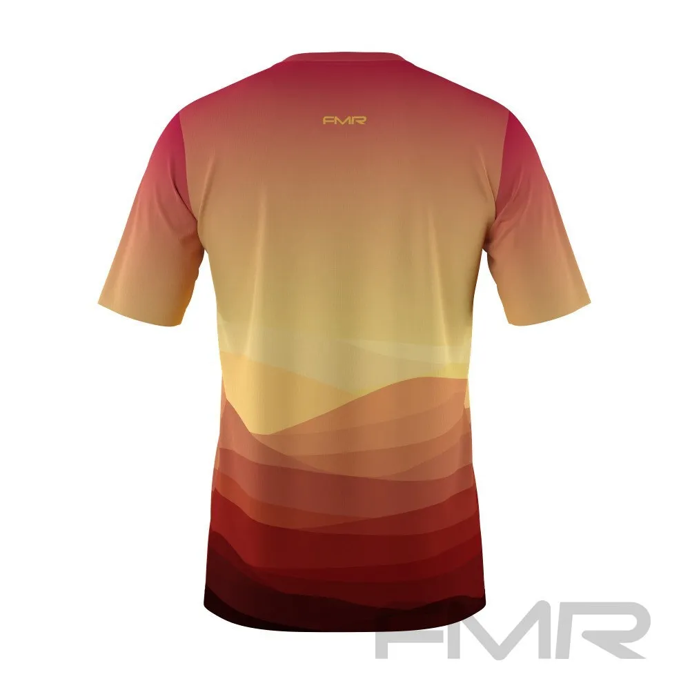FMR Men's Dune Sunset Technical Short Sleeve Running Shirt