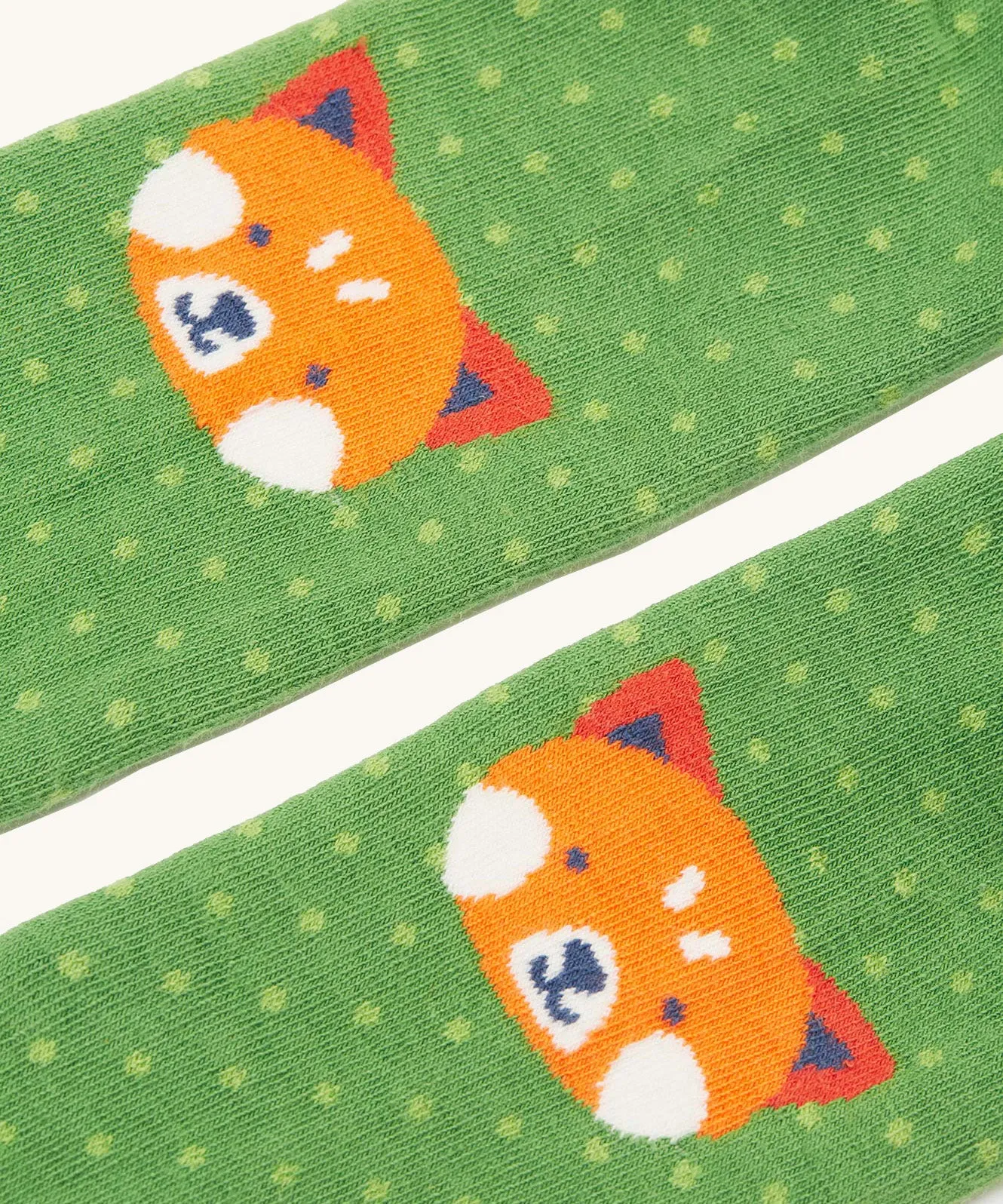 Frugi Norah Tights - Palm/Red Panda