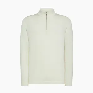Guildford half zip jumper in Luxury 140's Wool
