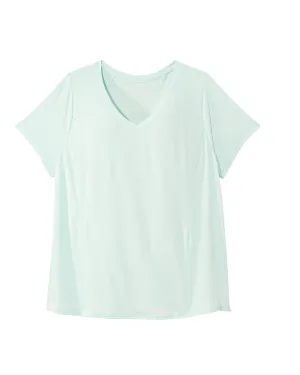 Holly Short Sleeve Tee | Light Blue