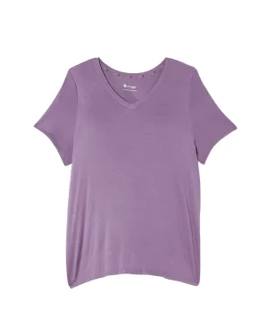 Hydrangea Casual Tee | Purple