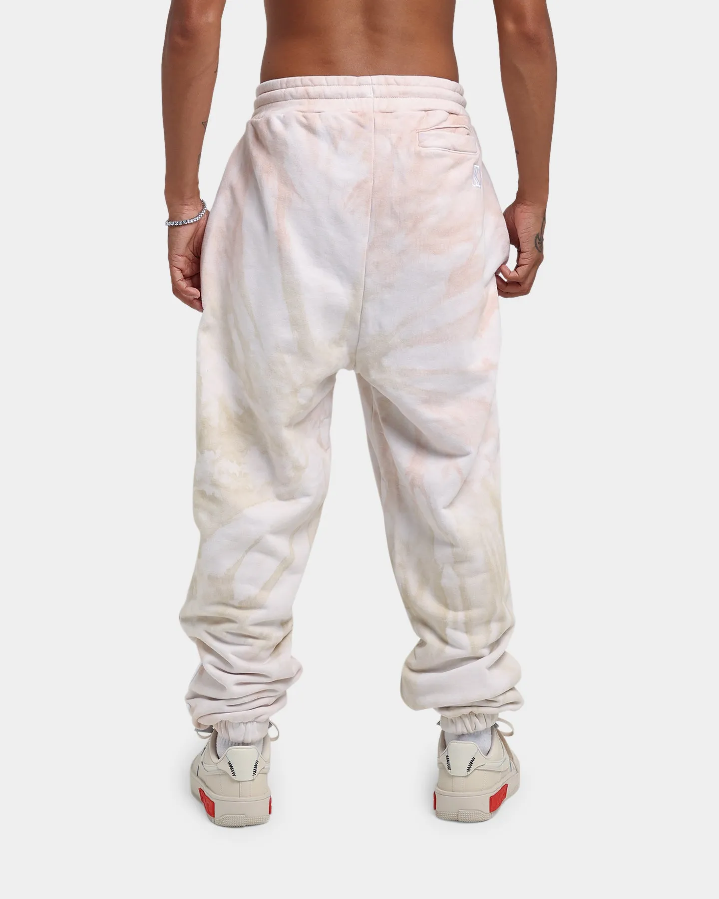Karl Kani Signature Tie Dye Pants Light Sand
