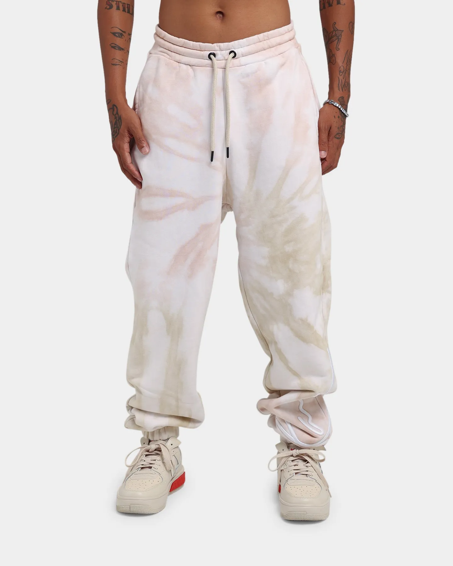 Karl Kani Signature Tie Dye Pants Light Sand