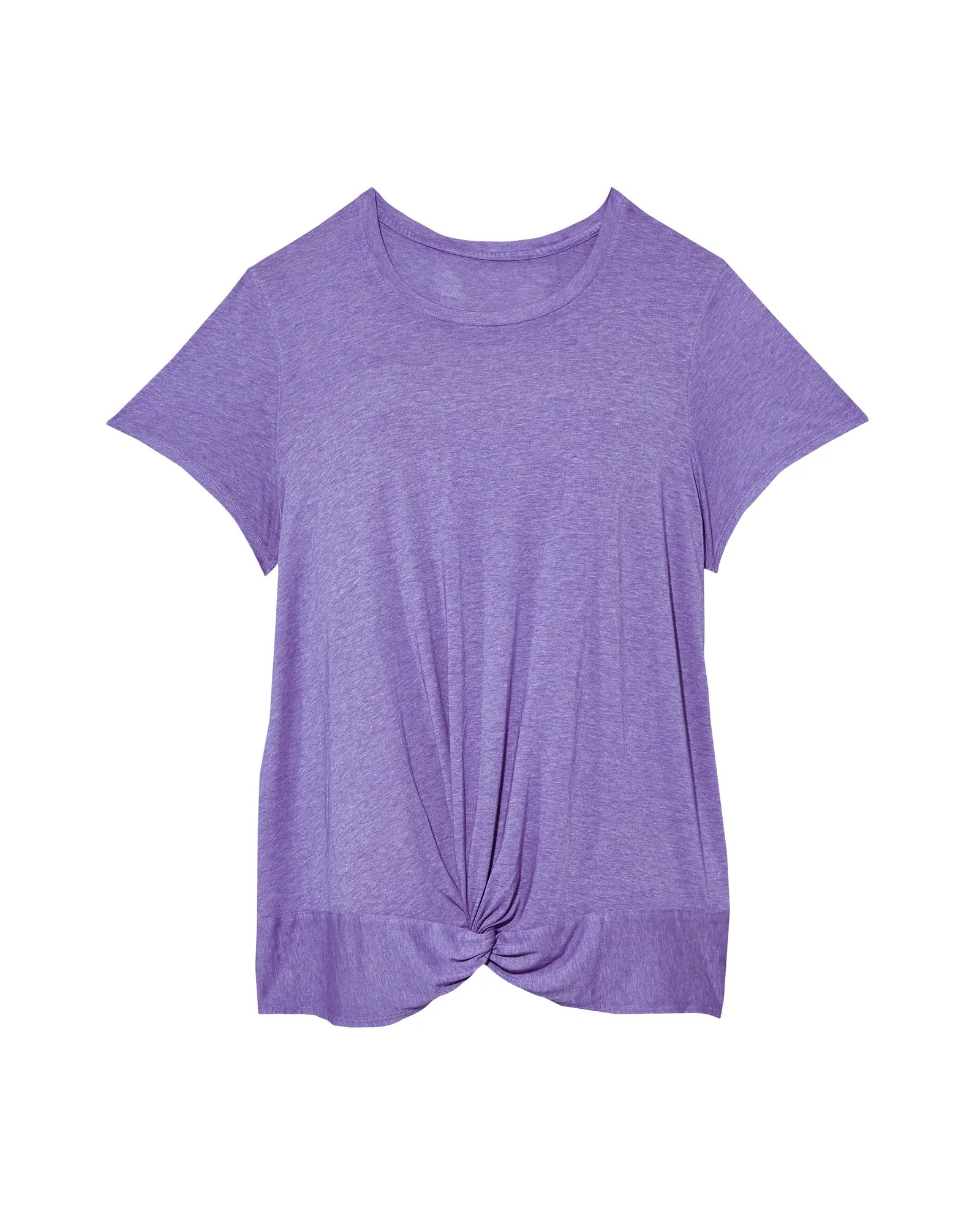 Marjoram Side Knot Tee | Purple