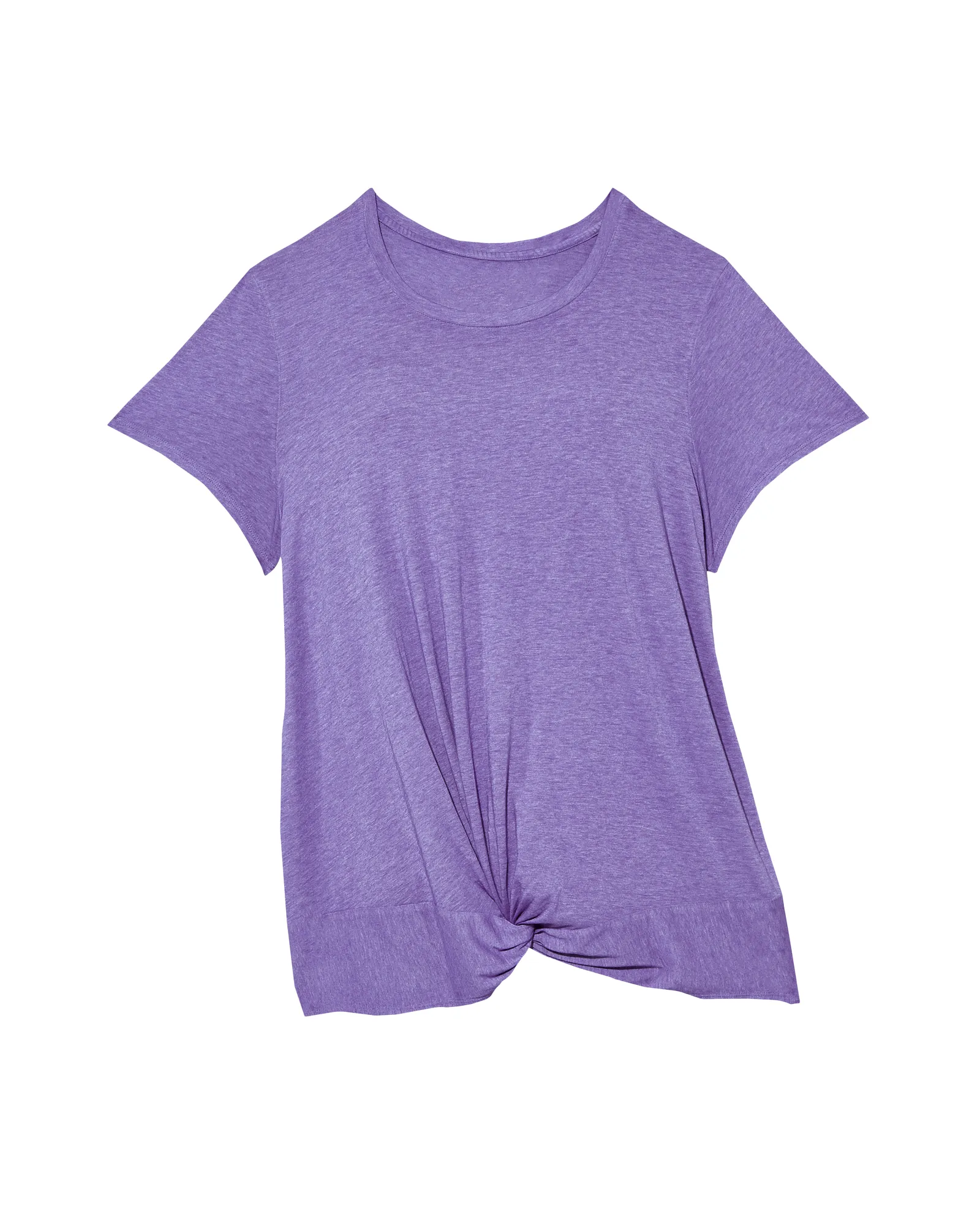Marjoram Side Knot Tee | Purple