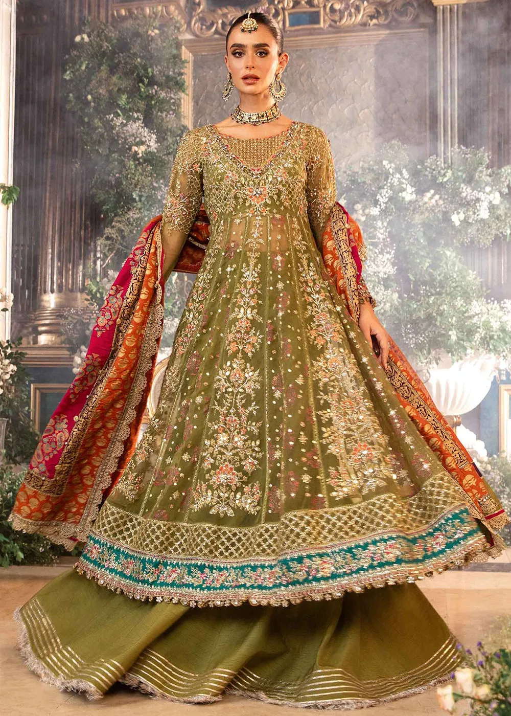 Mbroidered Wedding Formals Edit '24 by Maria B | BD-2906