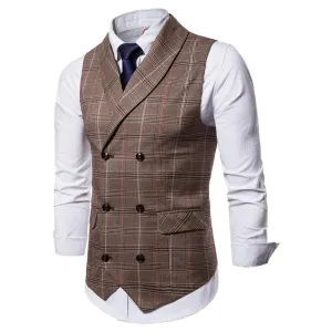 Men's Autumn Casual Plaid Vest