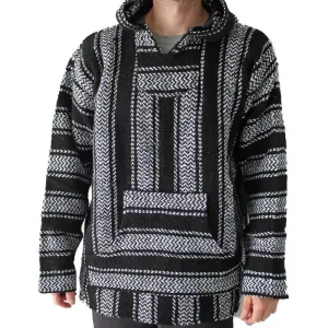 Mexican Baja Hoodie - Black