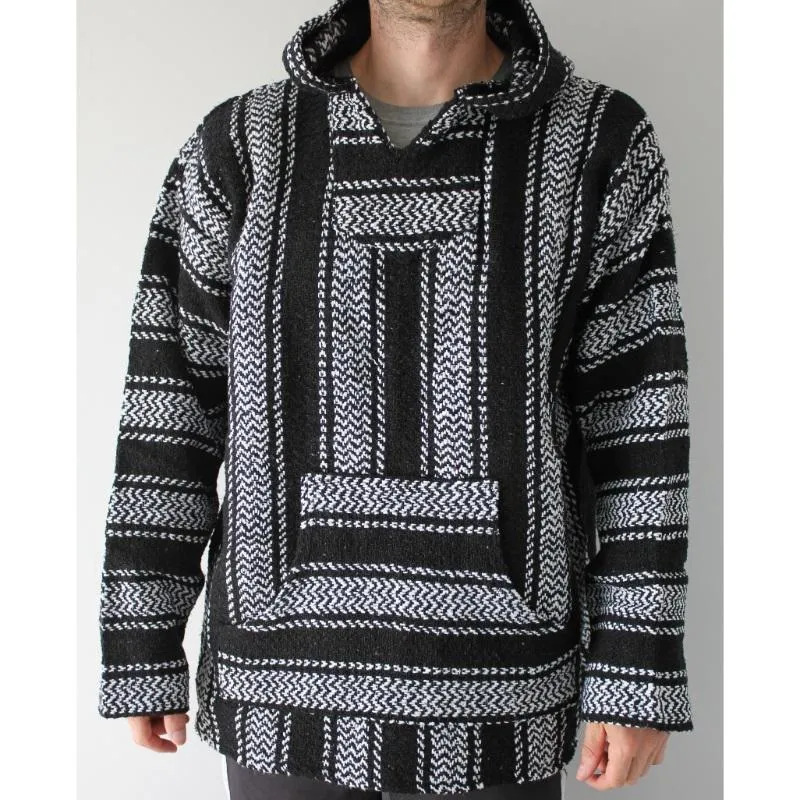 Mexican Baja Hoodie - Black
