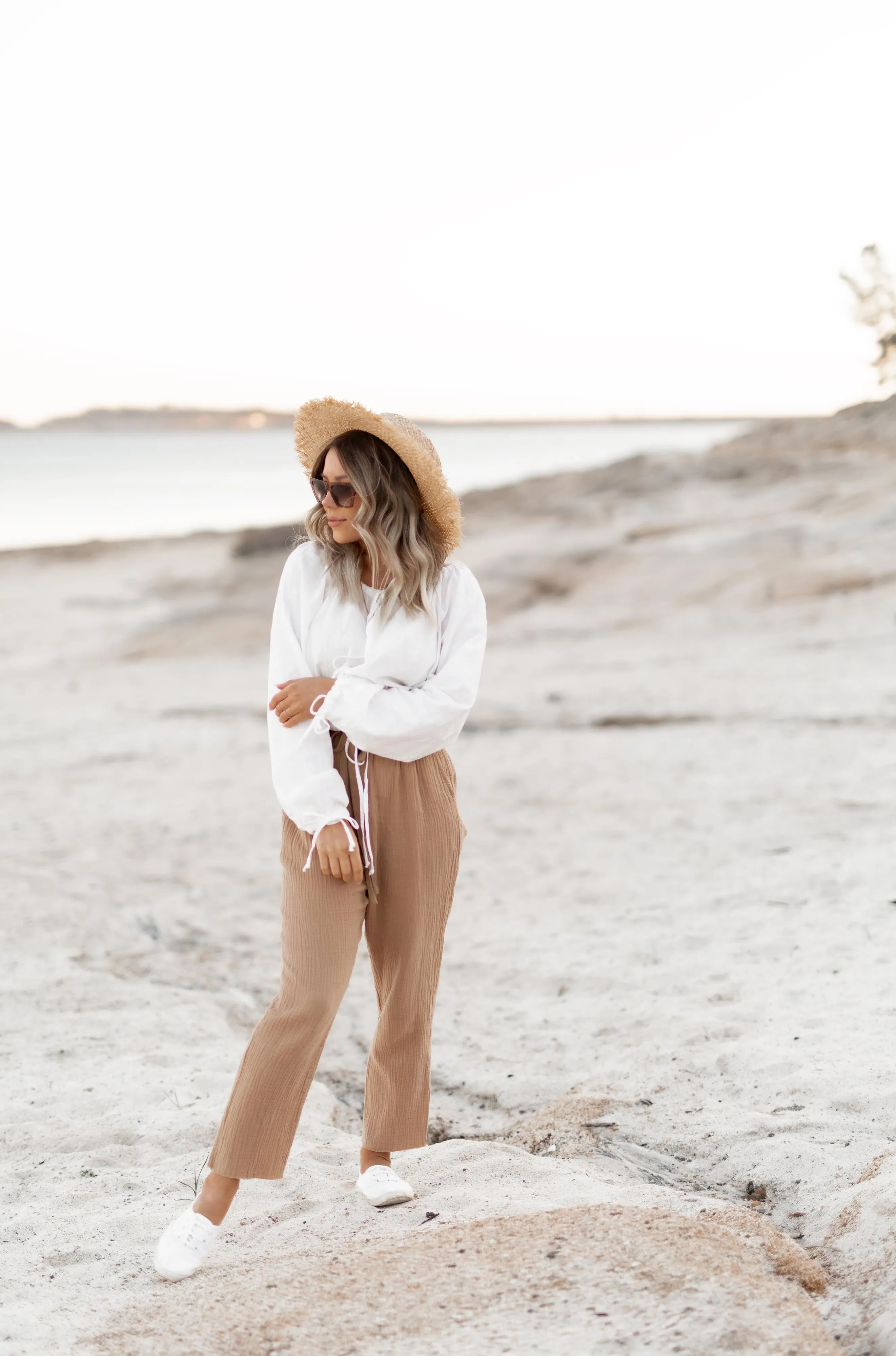 Mocha Gauze pants
