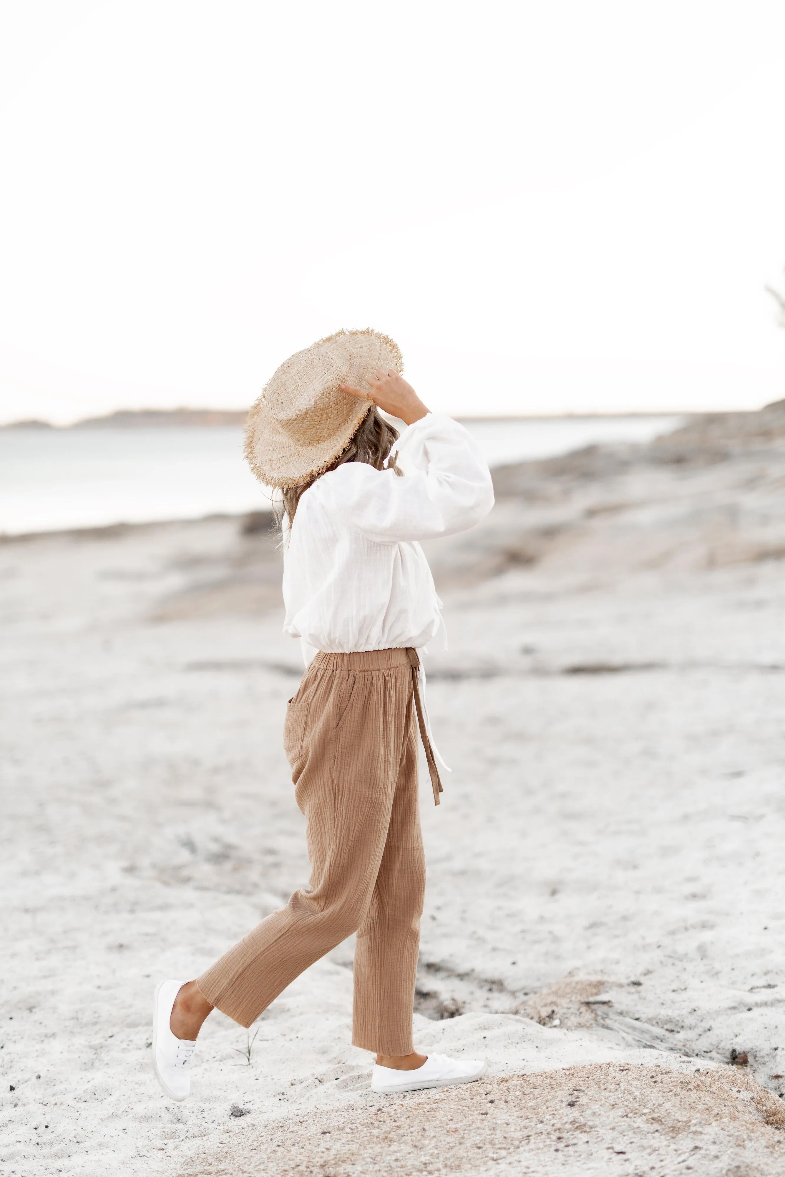 Mocha Gauze pants