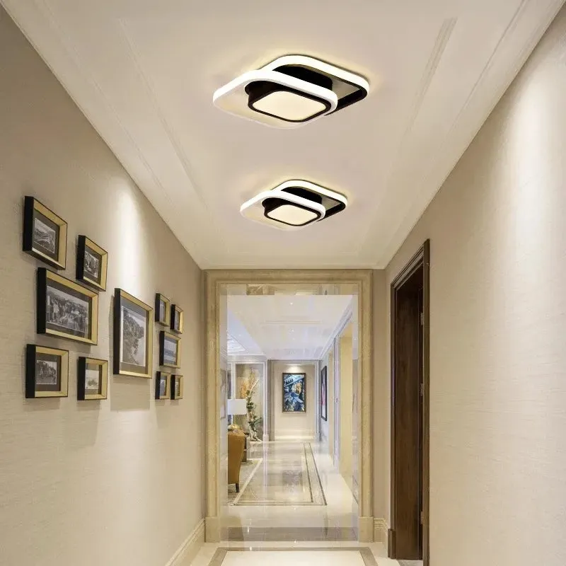 Modern Ceiling Lights LED Aisle Light Round Square For Kitchen Entrance Cloakroom Corridor Balcony Foyer Ceiling Lamp