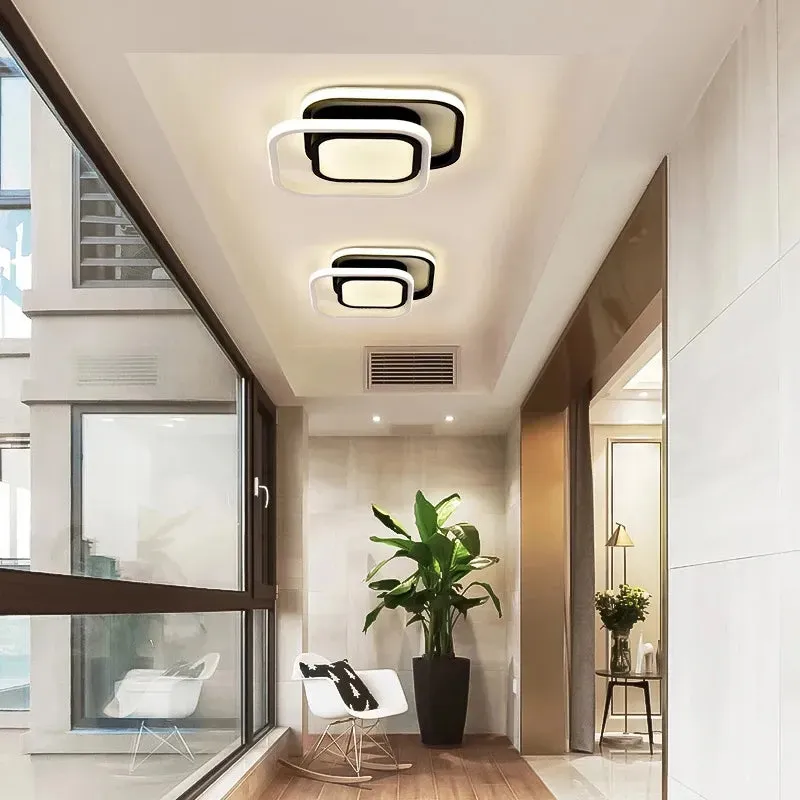 Modern Ceiling Lights LED Aisle Light Round Square For Kitchen Entrance Cloakroom Corridor Balcony Foyer Ceiling Lamp