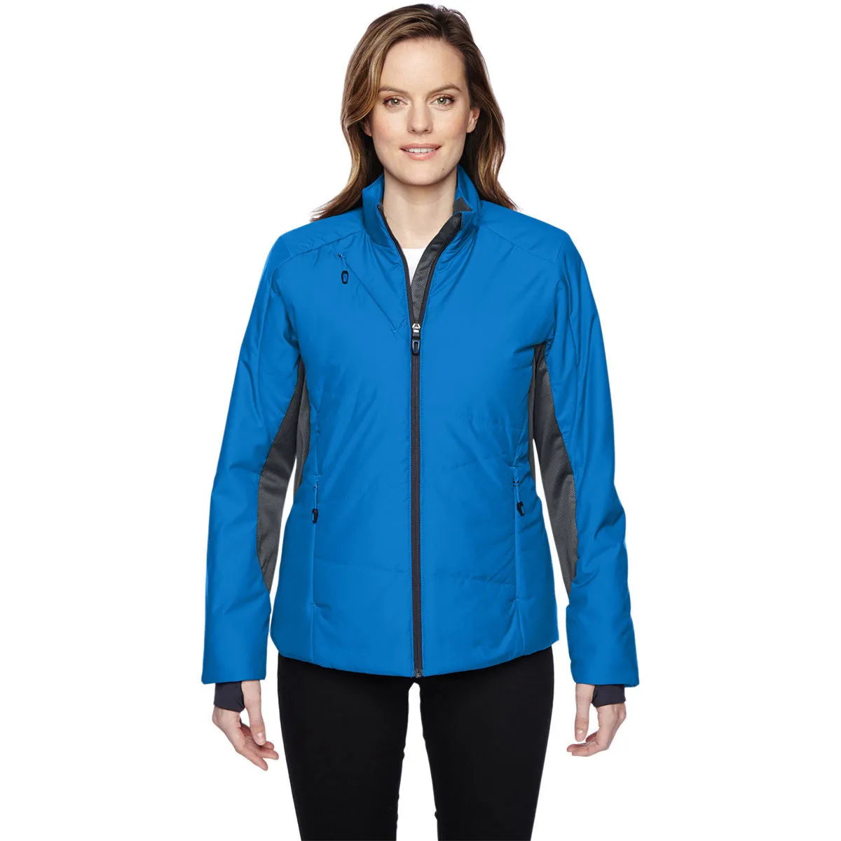 North End Women's Olympic Blue Insulated Jacket with Heat Reflect Technology