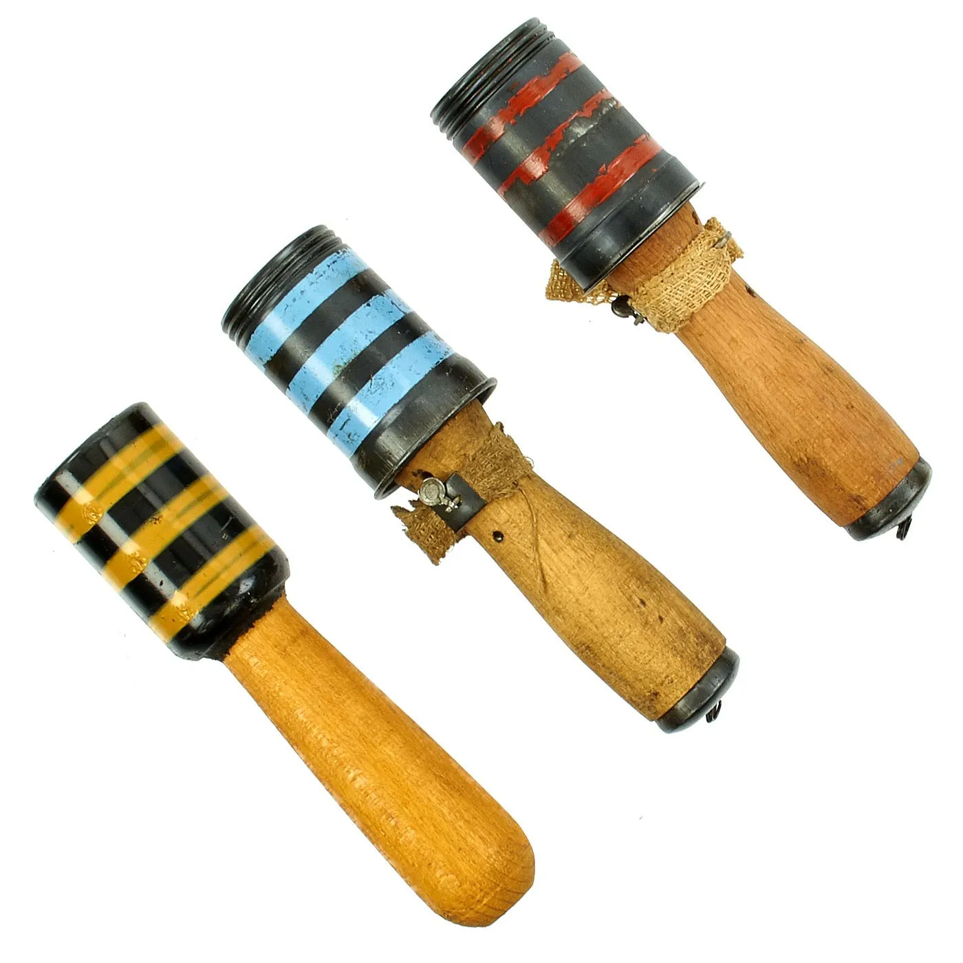 Original Hungarian 42/48 M Inert Training Hand Grenades - Set of Three