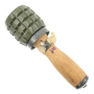 Original Hungarian 42/48 M Training Hand Grenade with Fragmentation Sleeve