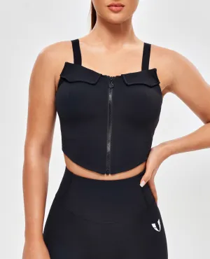 Padded Cargo Tank-Black