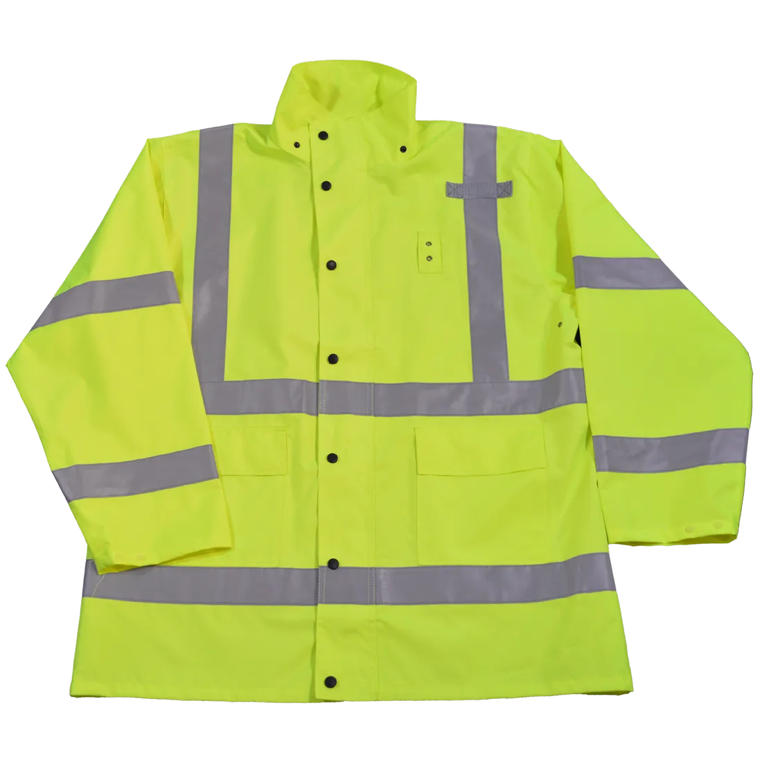 Petra Roc LRJK-C3 ANSI Class 3 Lime Waterproof Rain Jacket