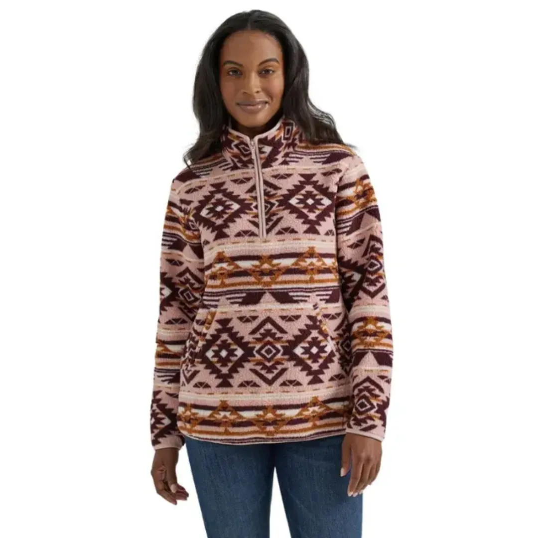 Pink Punchy Zip Sherpa 112356692