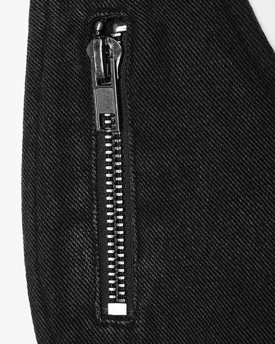 Punk Rave Mens Gothic Apocalyptic Tactical Utility Pockets Studded Harness Top