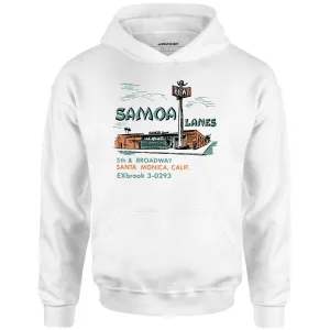 Samoa Lanes - Santa Monica, CA - Vintage Bowling Alley - Unisex Hoodie