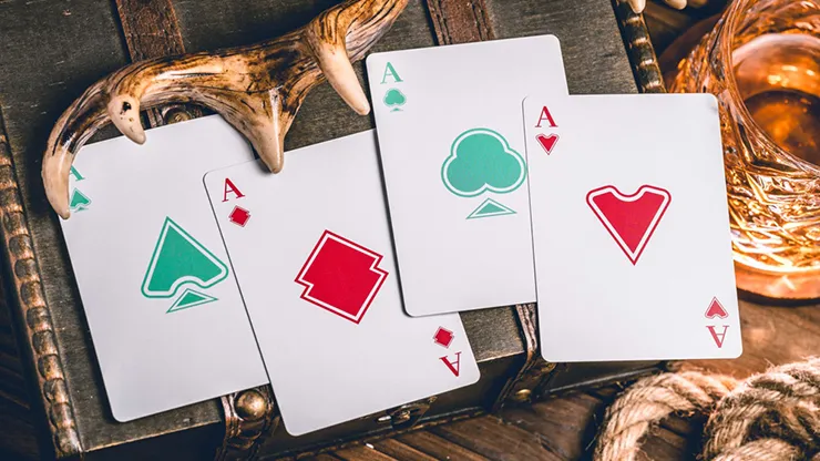 Sanctuary Cyan Playing Cards