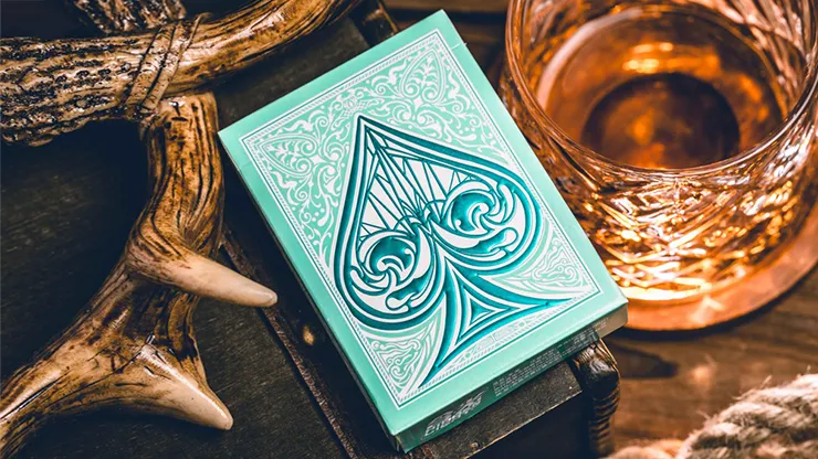 Sanctuary Cyan Playing Cards