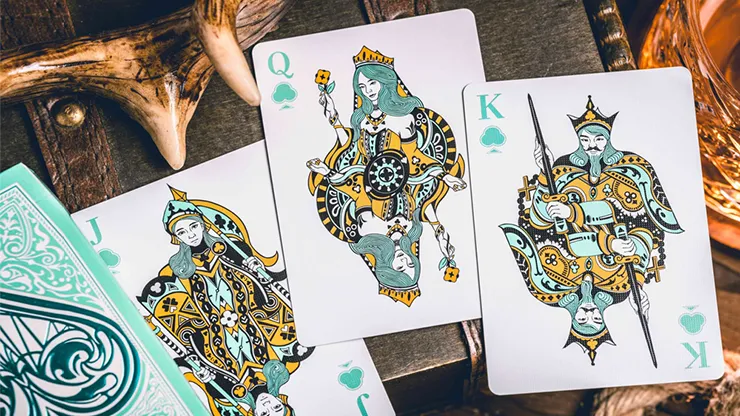 Sanctuary Cyan Playing Cards