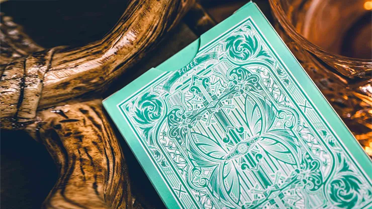 Sanctuary Cyan Playing Cards